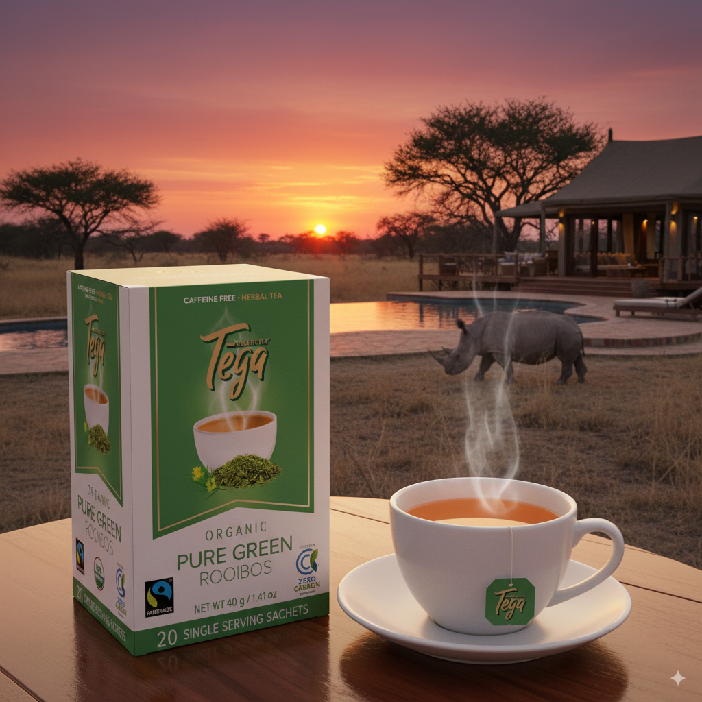 Pure Green Rooibos Organic Fairtrade | 100ct