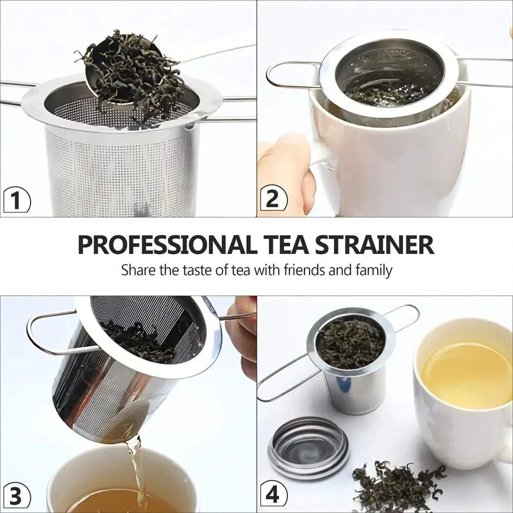 Stainless Steel Tea Infuser with Lid