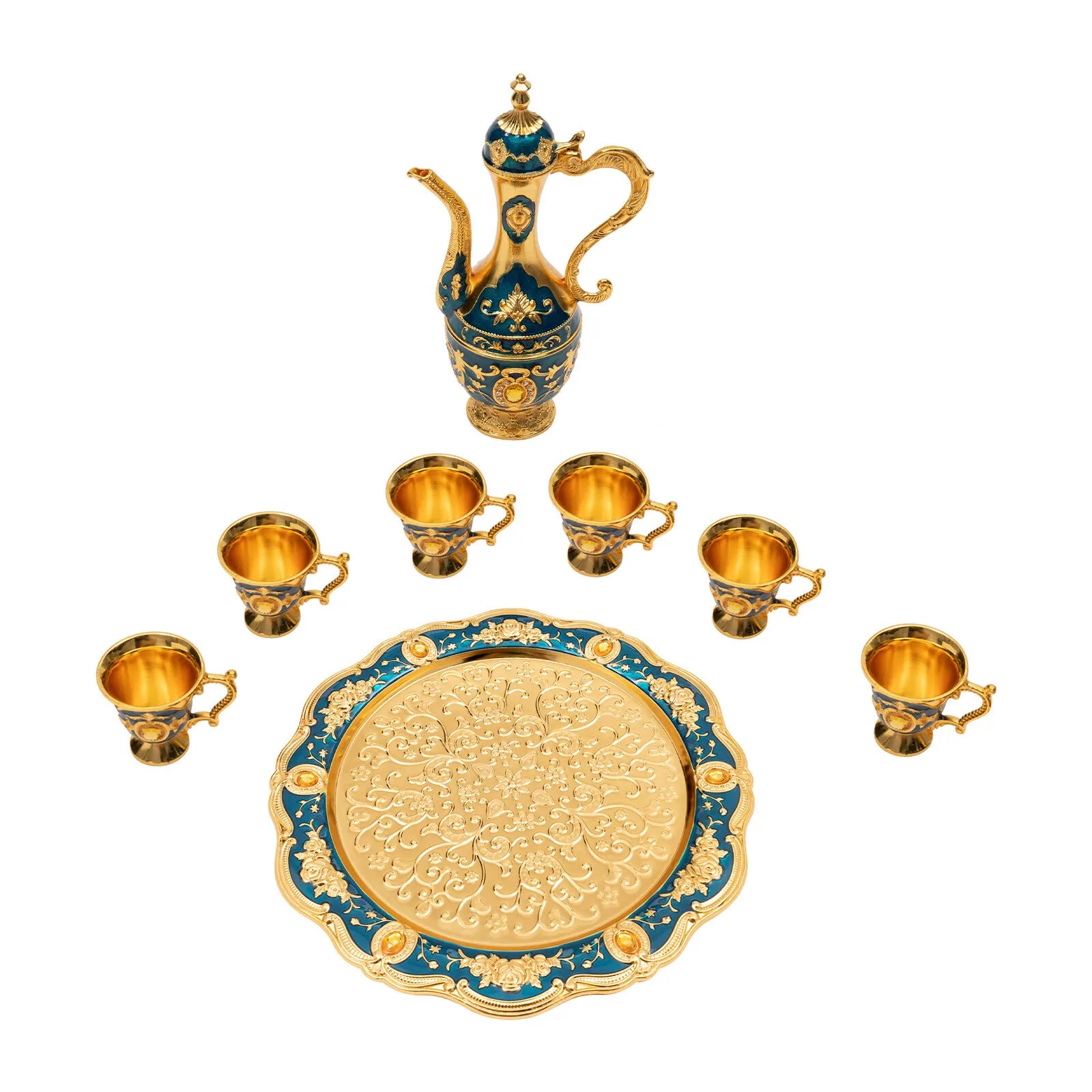 Luxury Vintage Turkish Tea Set