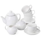 Royal Porcelain Tea Set (4 Cups)