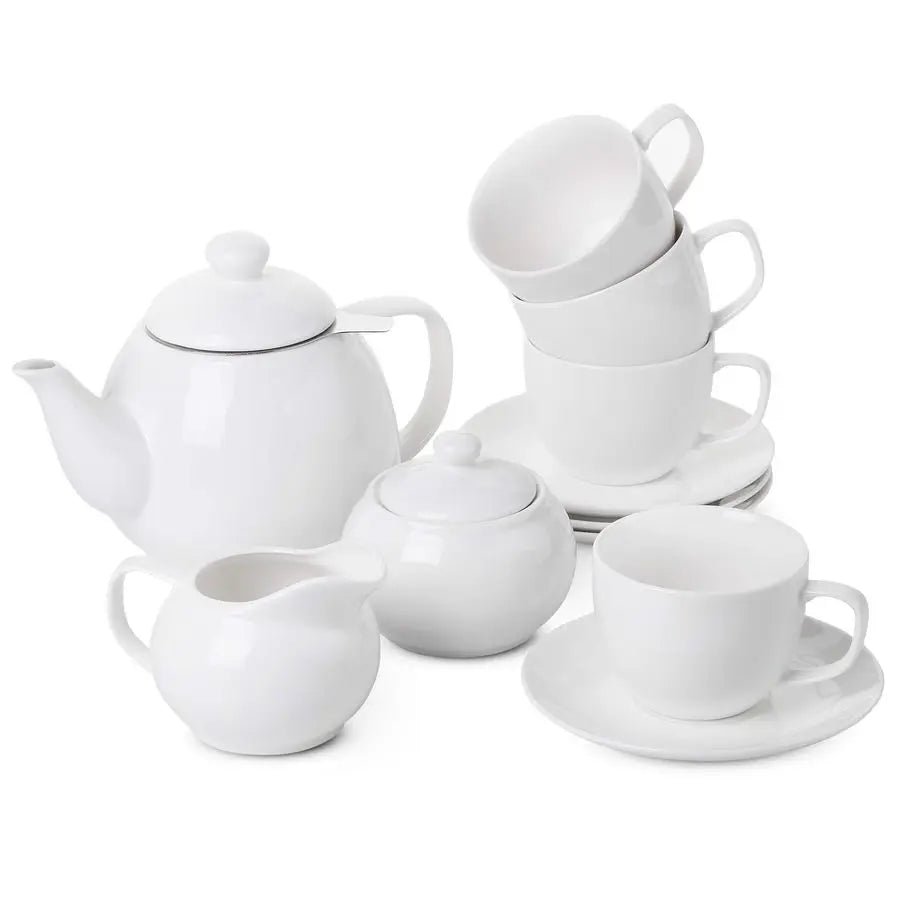 Royal Porcelain Tea Set (4 Cups)