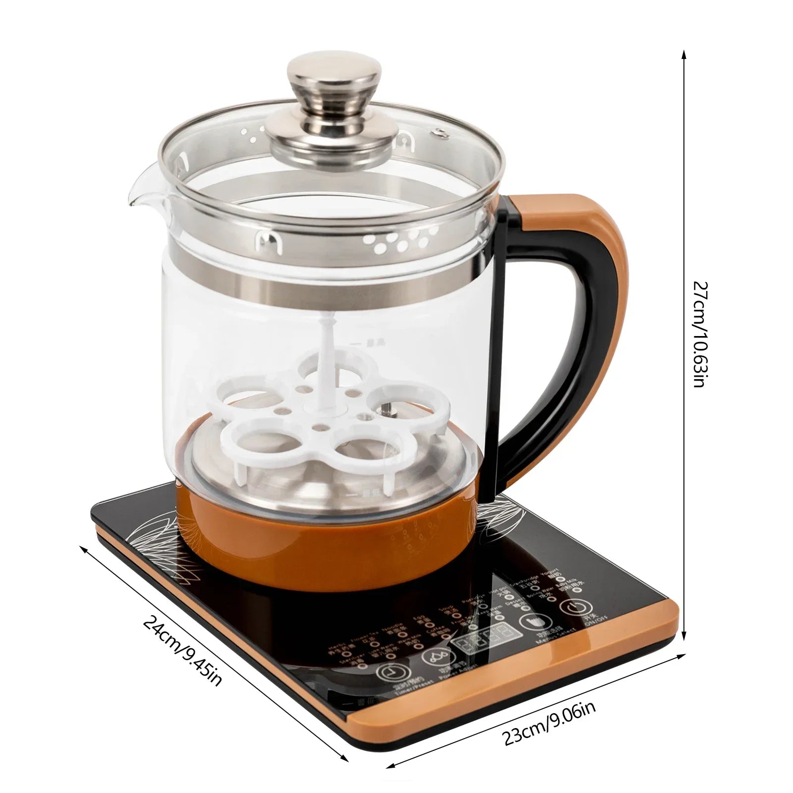 Digital Glass Health Tea Kettle 1.8L