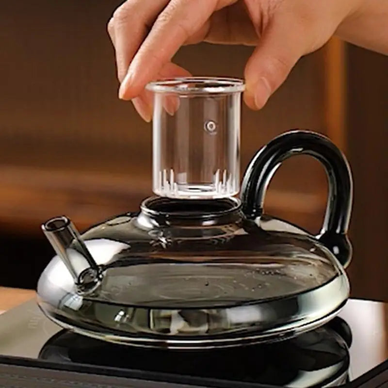 Glass Fruit Tea Teapot Set
