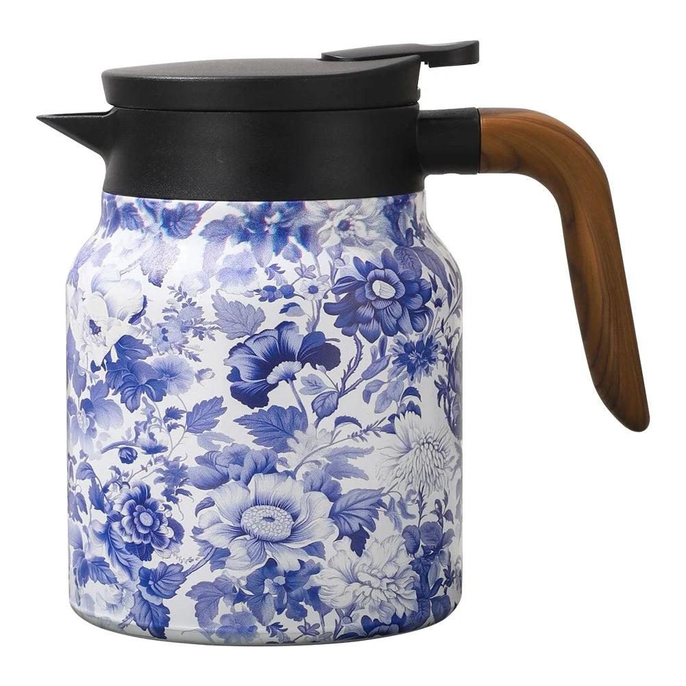Floral Stainless Steel Tea Kettle 1000ml