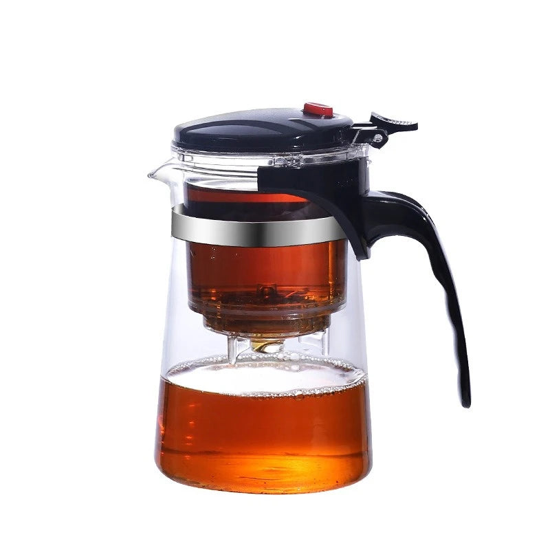 Glass Press Filter Teapot 500–1800ml