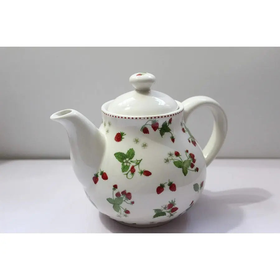 Strawberry Ceramic Tea Pot