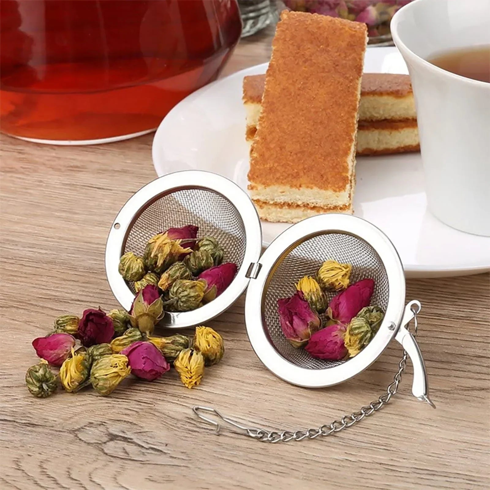 Stainless Steel Tea Ball Infusers (2pcs)