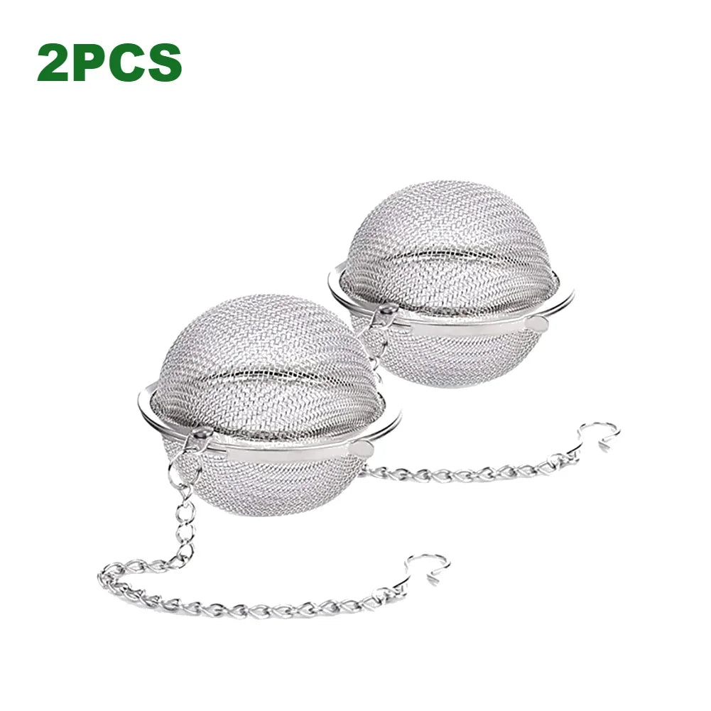 Stainless Steel Tea Ball Infusers (2pcs)