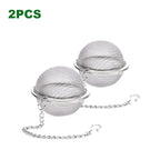 Stainless Steel Tea Ball Infusers (2pcs)