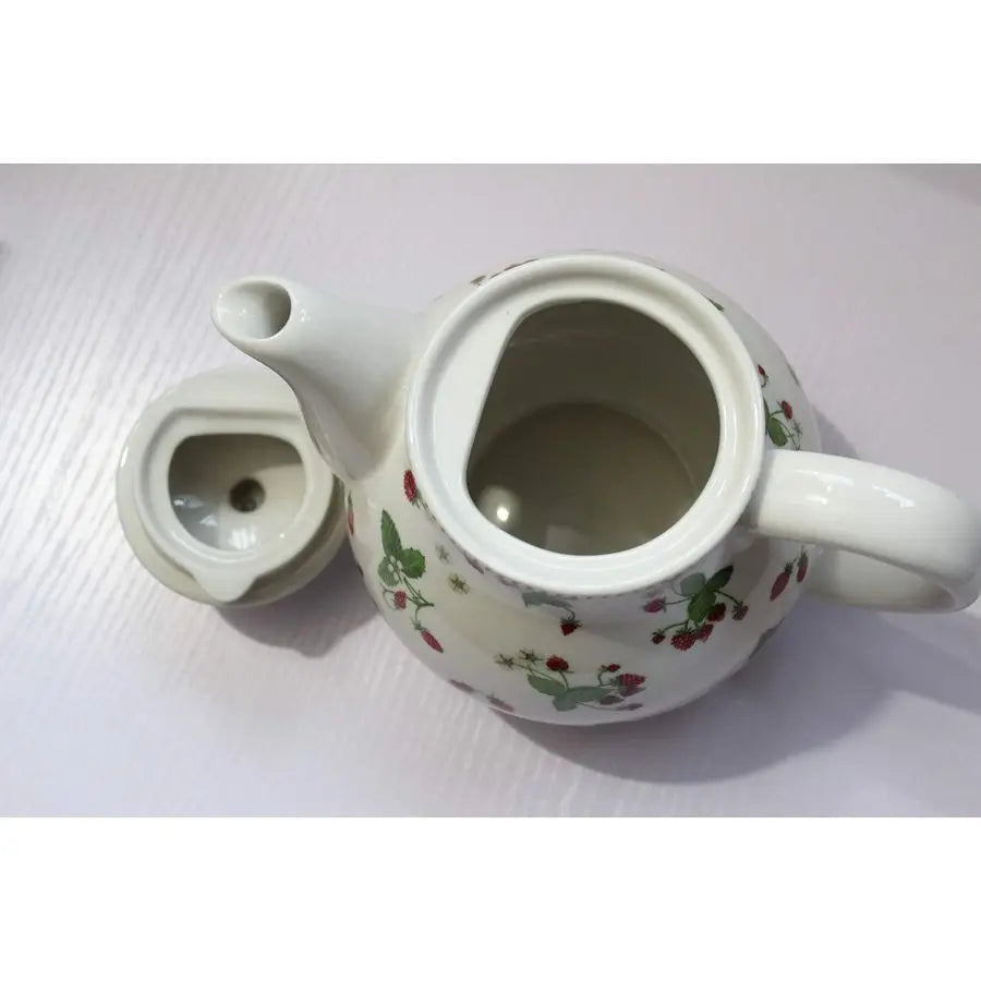 Strawberry Ceramic Tea Pot