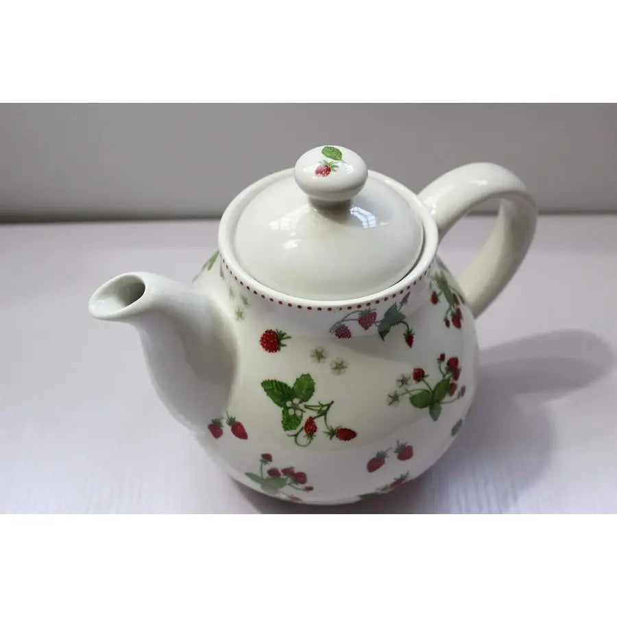 Strawberry Ceramic Tea Pot