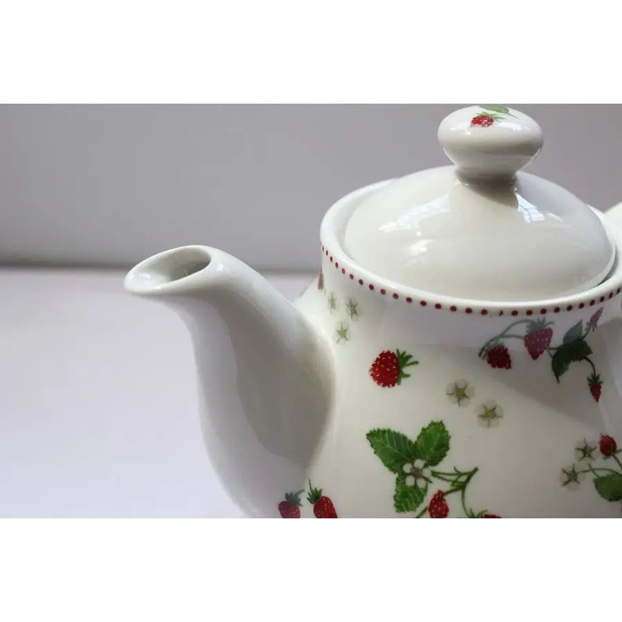 Strawberry Ceramic Tea Pot
