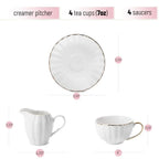 Classic Porcelain Tea Set with Infuser (13pcs)