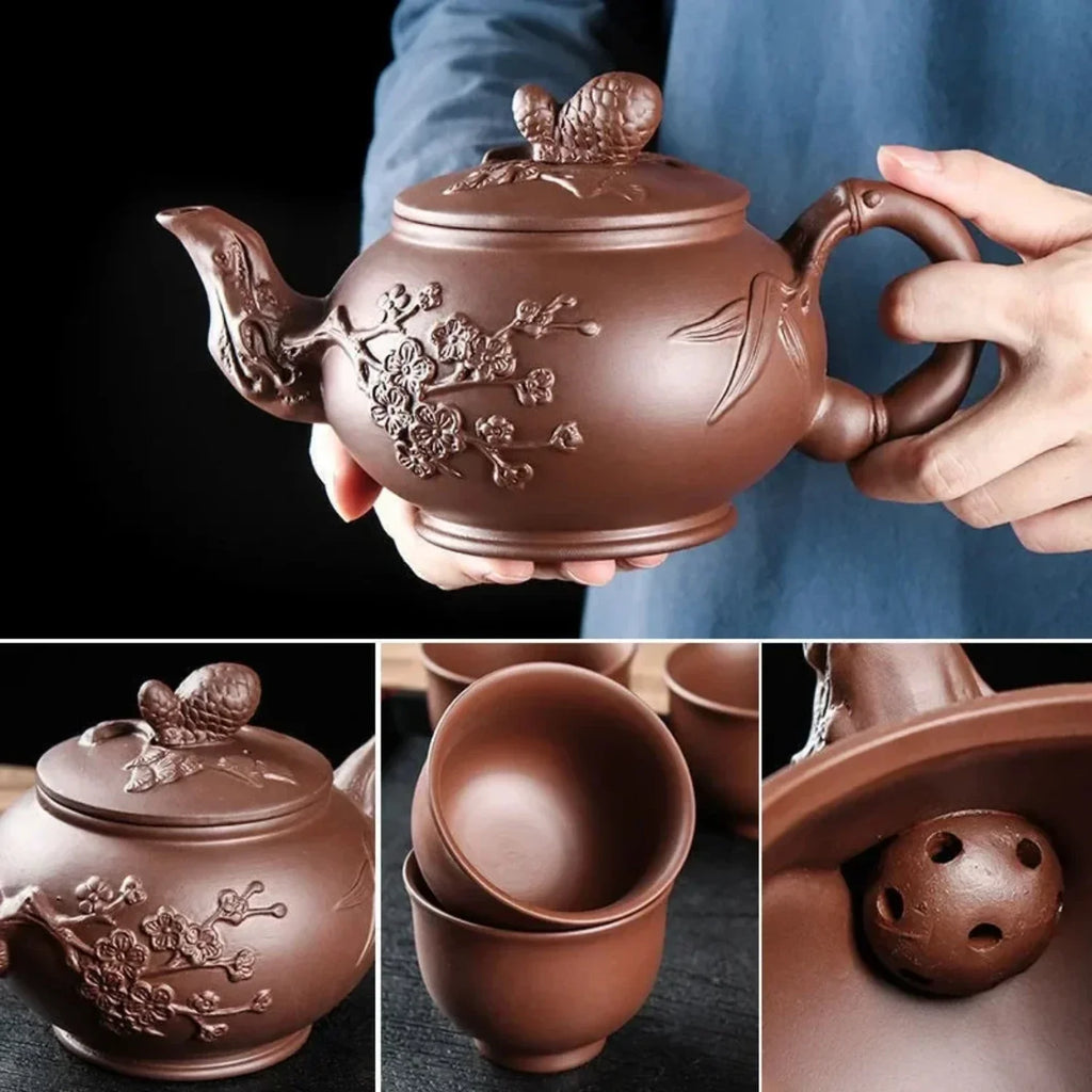 Dragon Phoenix Handmade Kungfu Teapot