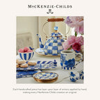 Blue & White Enamel Tea Kettle