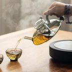 Glass Fruit Tea Teapot Set