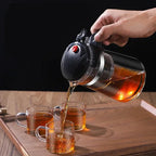Glass Press Filter Teapot 500–1800ml