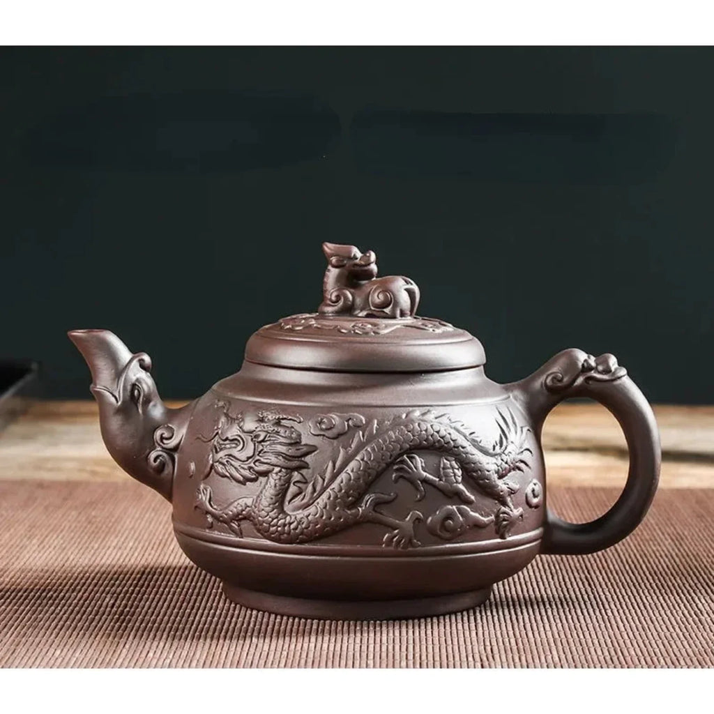 Dragon Phoenix Handmade Kungfu Teapot