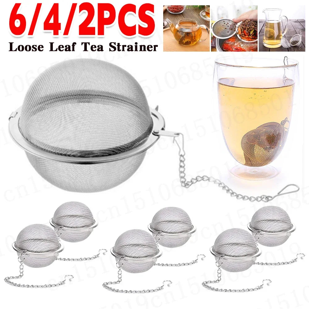 Stainless Steel Tea Ball Infusers (2pcs)
